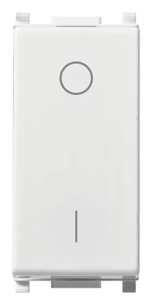 Switch: 1-Way, 2P1T, 16AX White, Plana product image