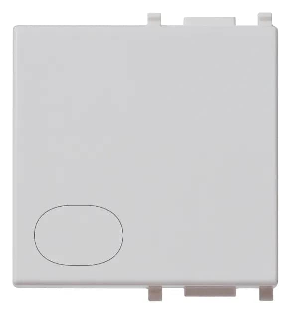 Plana Silver: Interchangeable 2-Module Button, Lightable Symbol product image