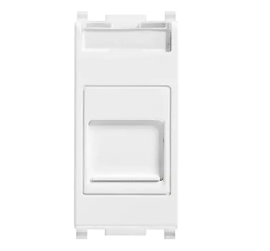 PLANA: RJ45 KEYSTONE ADAPTOR GREY, WITH DUST CAP product image