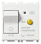 RCBO: 1P+N, 16A, 120-230V,10mA RES, 50-60Hz, 2M, WHITE, PLANA product image