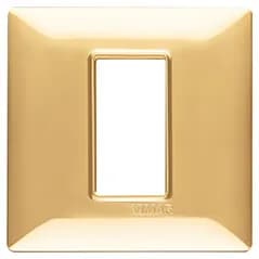 Plate: Technopolymer, Polished Gold, 1 Module, Plana Series product image