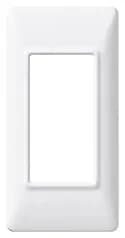 Plate: Technopolymer, White, 1 Module Panel Mount, Square, Plana Series product image