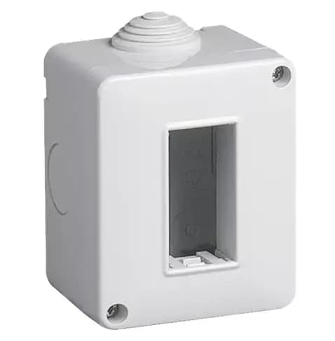 Enclosure: 1M IP40 Grey, for Plana/Eikon product image
