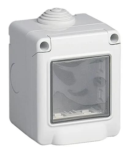 IP55 Enclosure, Surface-Mounted, 2M, Grey, Plana, Arke & Eikon Series Surcharge may apply buying <40 product image