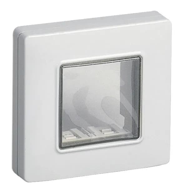 Waterproof Cover: IP55 2M Frame w/Screws, Eikon, Arke & Plana, RAL 7035 Grey product image