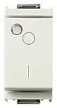 Switch: 1-Way, 2P1T, 16AX, Luminous for Signaling Unit, White, Idea product image