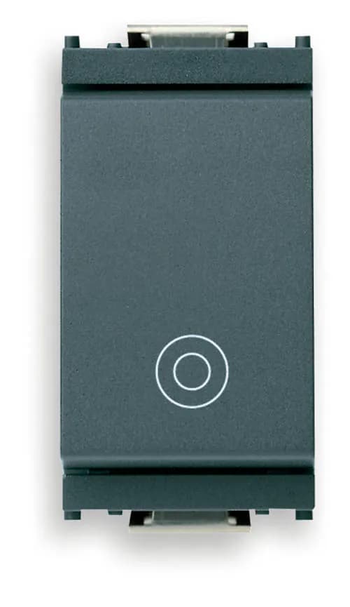 Idea Momentary Switch, 1P/1T (NO), 10A, 250V General Symbol, Grey product image