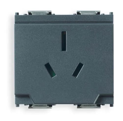 Idea Outlet, Australian, 2P+E, 15A/250V 2 Modules, SICURY, Grey product image