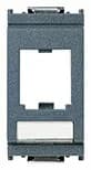 Adapter Plate for RJ45 Cat5e, Panduit Mini-Com, Grey, Idea,   *Surcharge may apply if buying <20* product image