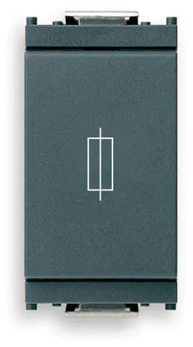 Idea Fuse Carrier, 1P, 16A/250V, for Ø 5 x 20mm Ø 6.3 x 32 mm Mini Fuses, Grey. Fuse not incl. product image