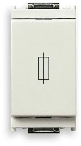 Idea Fuse Carrier, 1P, 16A/250V, for Ø 5 x 20mm Ø 6.3 x 32 mm Mini Fuses, White. Fuse not incl. product image