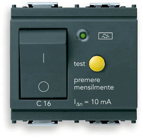 Idea Residual Current Breaker 120-230V, 50/60Hz, 3000A 2 Mods, Grey product image