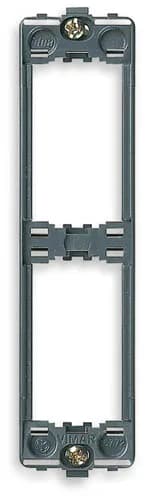 Idea Mounting Frame with Screws, 2 Modules Panel Mounting, Grey product image
