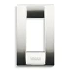 Idea Square Cover Plate, Die-Cast Metal Brushed Nickel 34, 1 Module product image