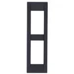 Idea Square Cover Plate, Technopolymer Graphite Grey 15, 2 Modules product image