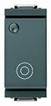 Idea Reduced Module Momentary Switch, Luminous, For Signalling Unit, 1P (NO), 10A, 250V, Grey product image