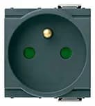 OUTLET: FRENCH, 2P+E, 16A/250V 2M,RDCD MOD,SICURY, GREY IDEA product image