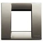 PLATE: METAL, BLACK CHROME, 2M RDCD (1M STD), SQUARE, IDEA product image