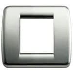 PLATE: METAL, BRUSH NICKEL, 2M RDCD (1M STD), ROUND, IDEA product image
