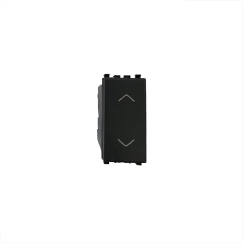 Arke Switch Grey: 2P, 10A, 250V, 6 terminals Directional Arrows, central Off position product image