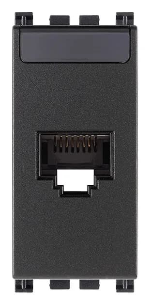 RJ45 CAT6 NETSAFE UTP Outlet Grey product image