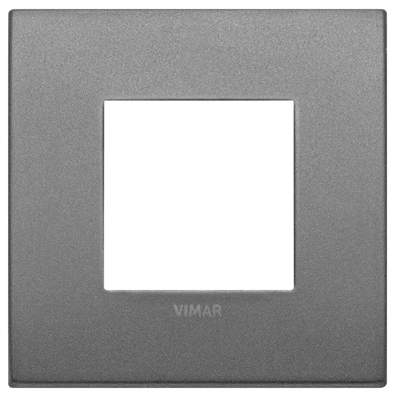 Arke: 2-Module, Cover Plate, Metal, Matt Slate  product image