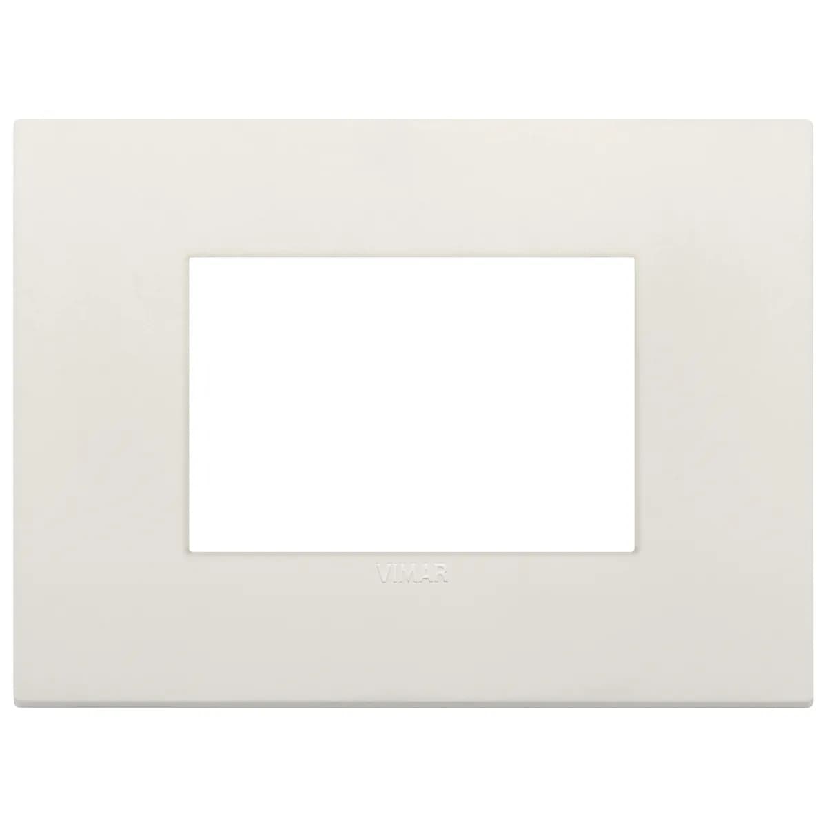 Arke: Cover Plate, 3-Module, Technopolymer Ivory product image