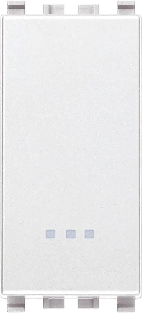 Eikon Momentary Switch, 1P/1T, NC 10A, Illuminable, White product image