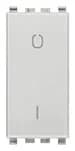 Eikon 1-Way Switch, 2P/1T, 16A-250V Illuminable, 1 Module, Next (Silver) product image