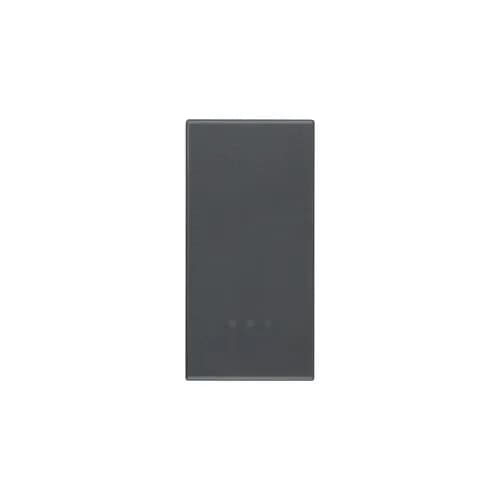 Eikon: 1-Module Interchangeable Button, Grey, Lightable product image