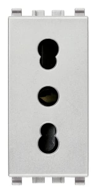 Eikon Next, Italian Standard Socket Outlet, 1Module, 2P+E, 16A, 250V, SICURY product image