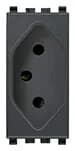 Eikon Brazilian Outlet, 2P+E, 10A-250V, SICURY 1M, Grey, *Surcharge may apply if buying <20 product image