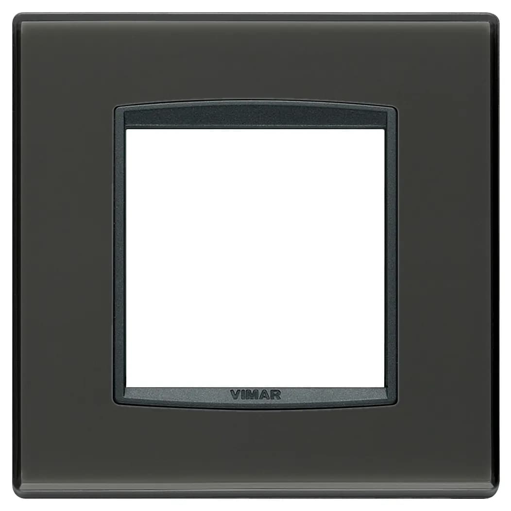 Eikon: 2-Module Classic Cover Plate, Reflex, Anthracite product image