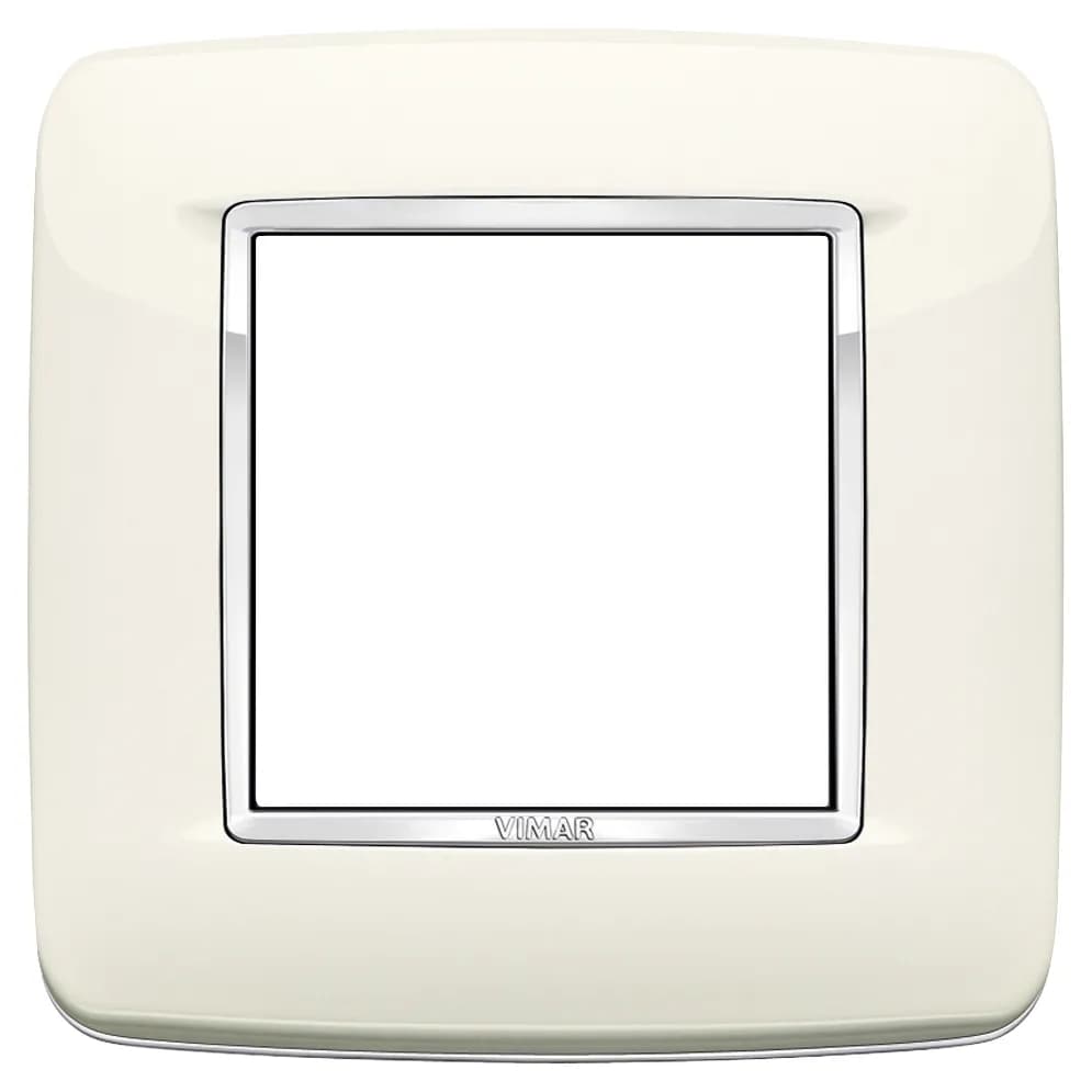 Plate: Metal Antique White 2M, Round, Eikon product image