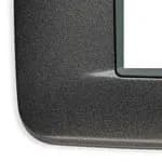 Eikon Round Cover Plate, Matte Anthracite Die-Cast Metal, 4 Module product image