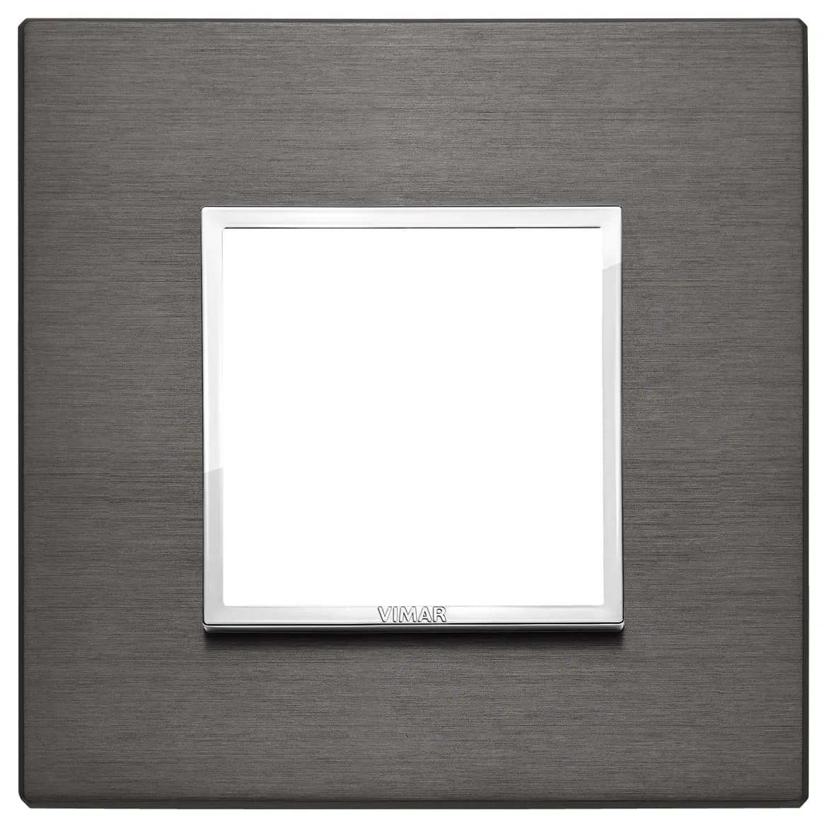 Plate: Aluminum 2M Lava Grey Square, Eikon EVO product image