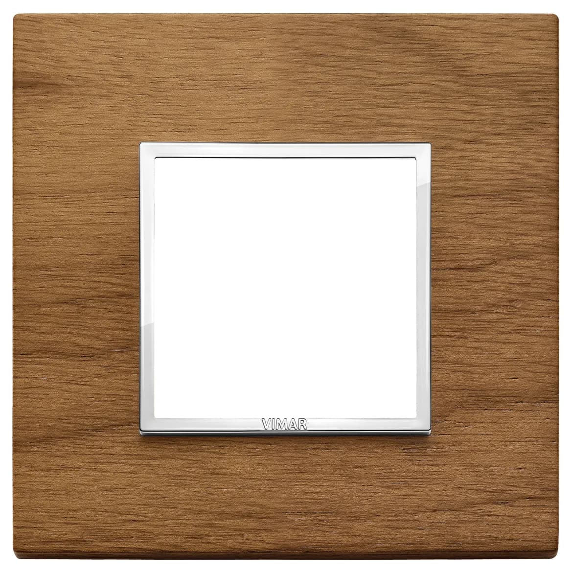 Cover Plate: Vimar Eikon EVO, Solid Wood 2M, Italian Walnut product image