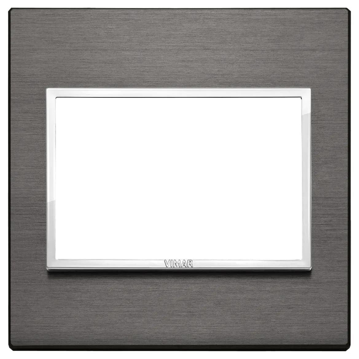 Eikon EVO 3M Cover Plate Alum. Lava Grey Plate 3M BS lava grey product image