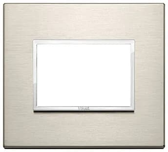 Eikon Evo Plate, Natural Bronze Aluminum, 3 Module product image