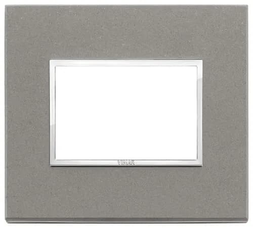 Eikon Evo Cover Plate, Stone, Grey Quartz, 3 Module product image