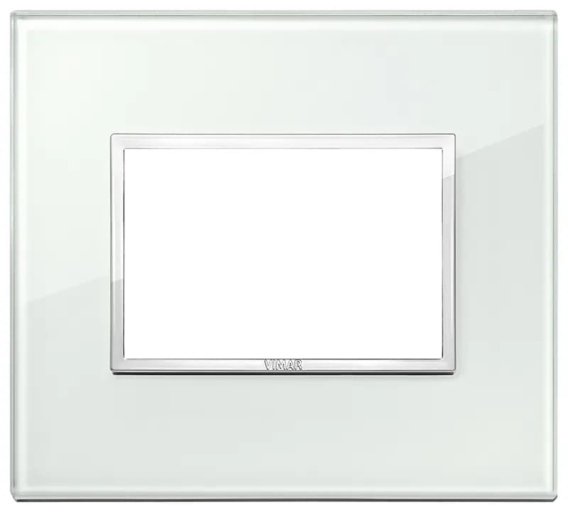 Eikon: Evo Cover Plate, Crystal Aqua, 3-Module  product image