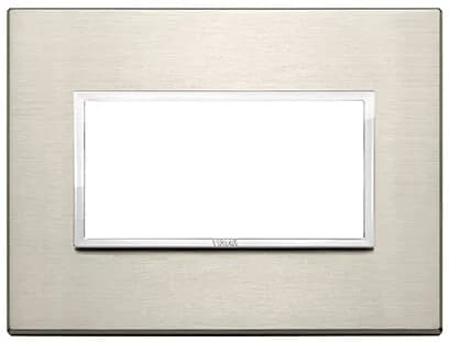 Eikon Evo Plate, Natural Bronze Aluminum, 4 Module product image