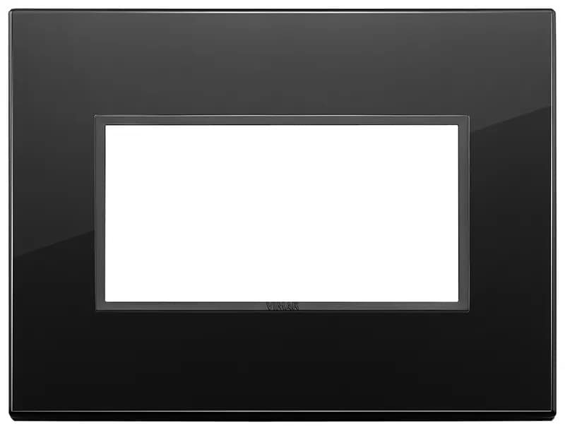 Eikon: Evo 4-Module Crystal Total Black Diamond Cover Plate product image