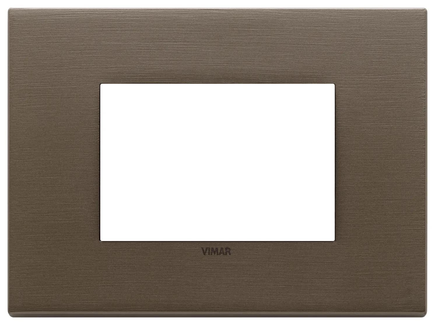Cover plate: Metal, Brushed Dark Bronze Eikon Exe, 3M product image