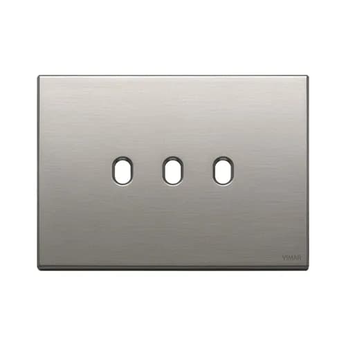 Eikon EXE Vintage Cover Plate 3Mx3 Metal, Brushed Nickel product image