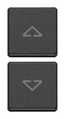 Eikon: 2 Buttons Flat Arrows Symbol Grey  product image