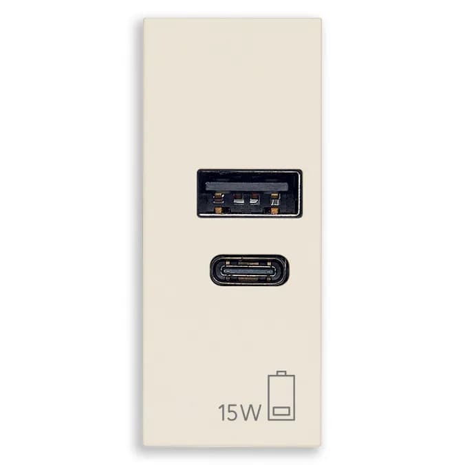 Linea: A+C USB power unit 1-Module 15W 3A 5V canvas product image