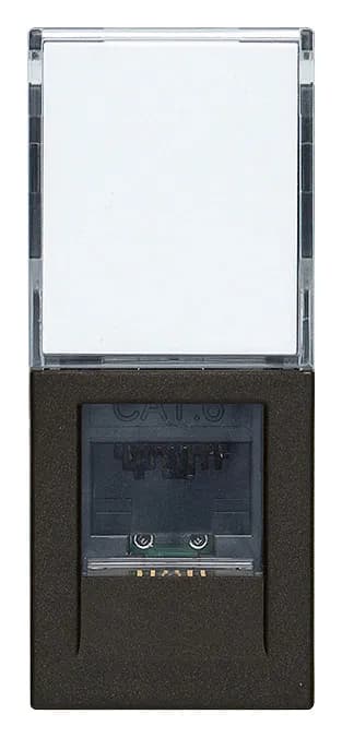LINEA: RJ45 Cat6 Netsafe UTP Outlet Black  product image