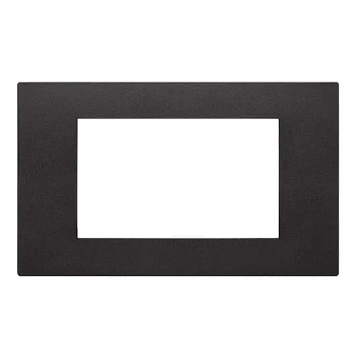 Linea 4M Cover Plate Technopolymer Black  product image