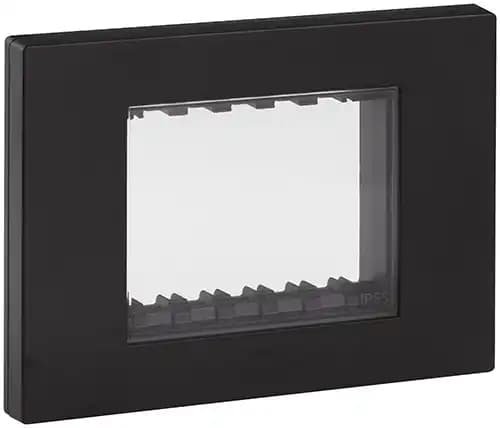 LINEA IP55 SURFACE MOUNTING COVER 3M W/SCREWS BLACK product image